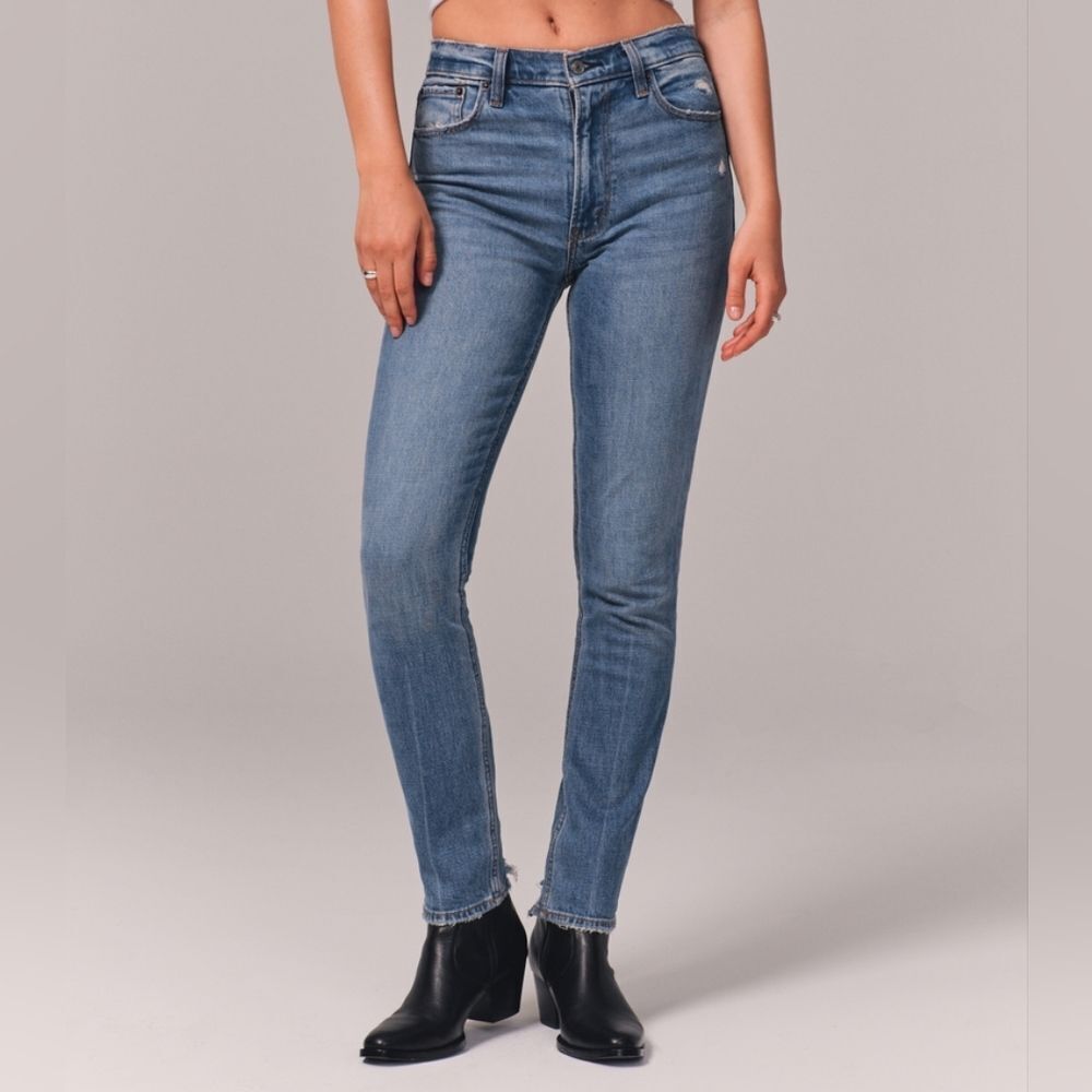 Abercrombie & Fitch The Skinny High Rise Curve Love Jeans Size 24/00
